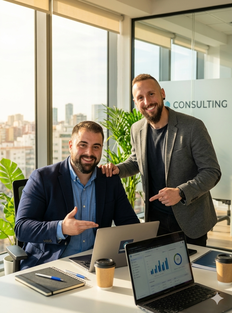 Equipo de Alpha 43 trabajando en colaboración
